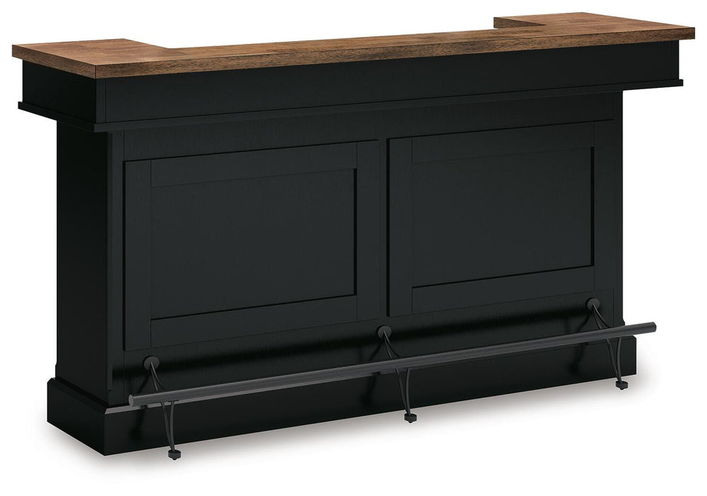 Signature Design Brown/Black Bar