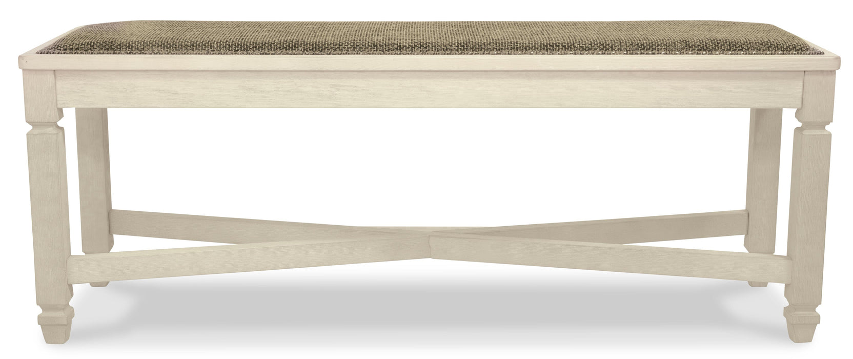 Signature Design Two-tone Large UPH Dining Room Bench