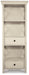 Signature Design Antique White Display Cabinet