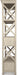 Signature Design Antique White Display Cabinet