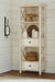 Signature Design Antique White Display Cabinet