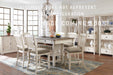 Signature Design Two-tone Large UPH Dining Room Bench