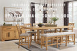 Signature Design Brown 11-Piece Dining Package