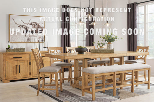 Signature Design Brown 11-Piece Dining Package