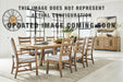 Benchcraft Beige/Black Dining UPH Side Chair (2/CN)