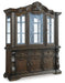 Signature Design Dark Brown Dining Buffet and Hutch