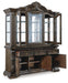 Signature Design Dark Brown Dining Buffet and Hutch