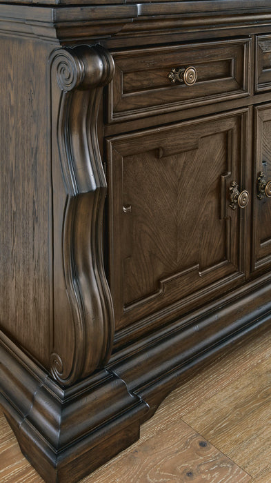 Signature Design Dark Brown Dining Buffet and Hutch