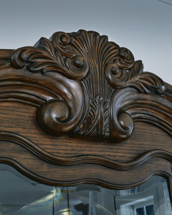 Signature Design Dark Brown Dining Buffet and Hutch