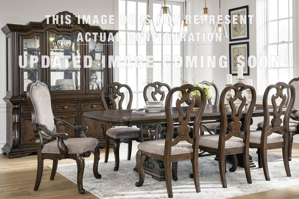 Signature Design Dark Brown Dining Buffet and Hutch