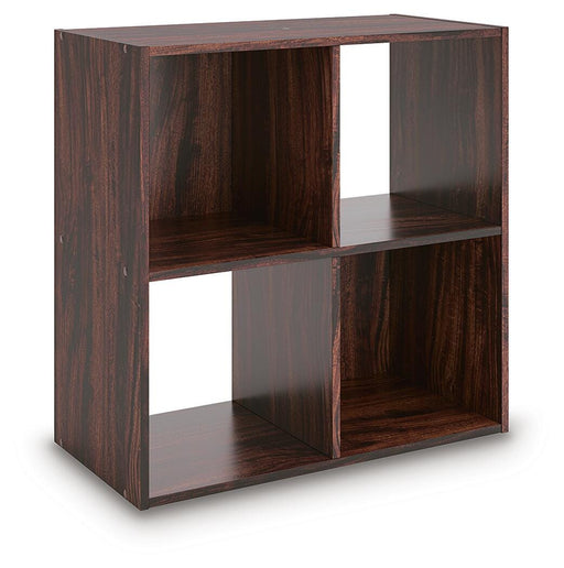 Signature Design Cherry/Light Brown Four Cube Organizer