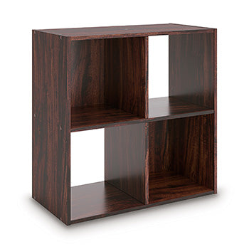 Signature Design Cherry/Light Brown Four Cube Organizer