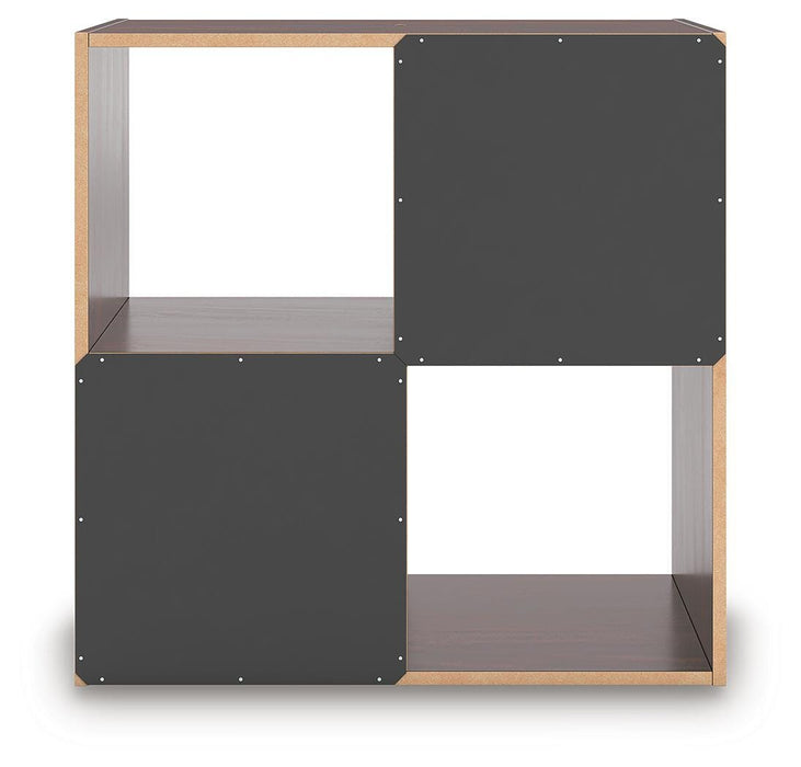 Signature Design Cherry/Light Brown Four Cube Organizer