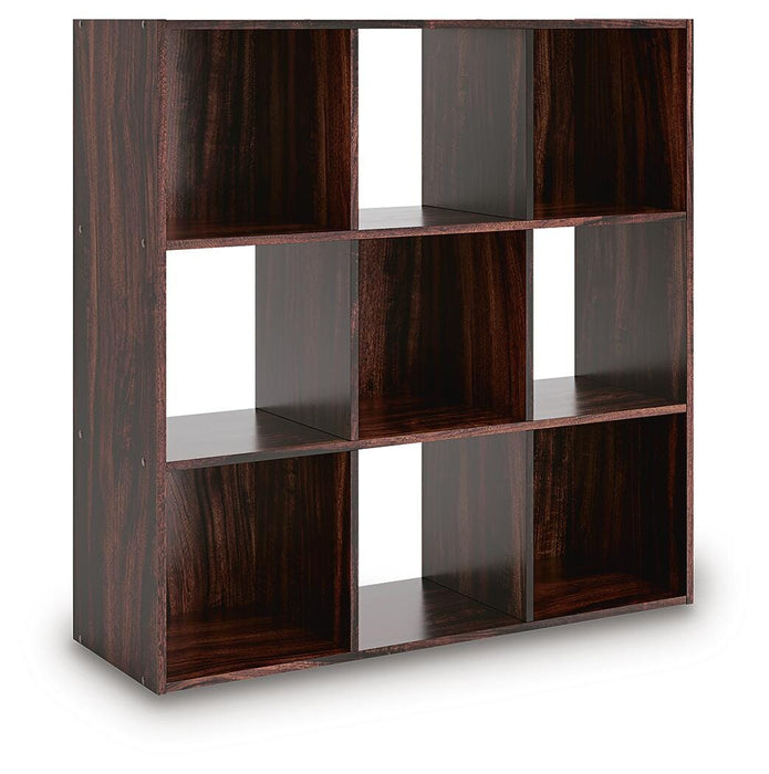 Signature Design Cherry/Light Brown Nine Cube Organizer