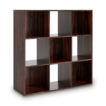 Signature Design Cherry/Light Brown Nine Cube Organizer