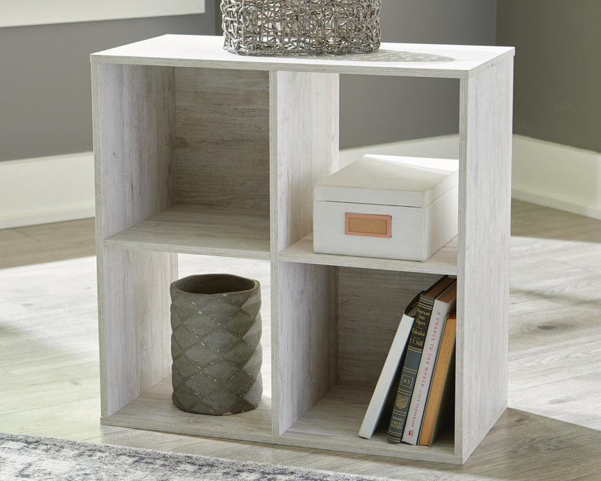 Signature Design Whitewash Four Cube Organizer