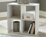 Signature Design Whitewash Four Cube Organizer