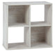 Signature Design Whitewash Four Cube Organizer