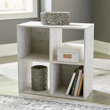 Signature Design Whitewash Four Cube Organizer