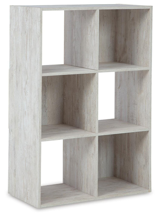 Signature Design Whitewash Six Cube Organizer