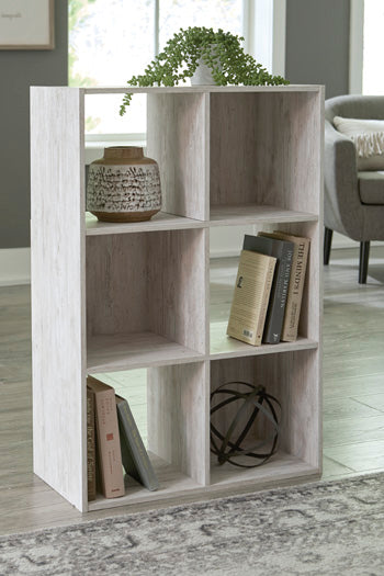 Signature Design Whitewash Six Cube Organizer