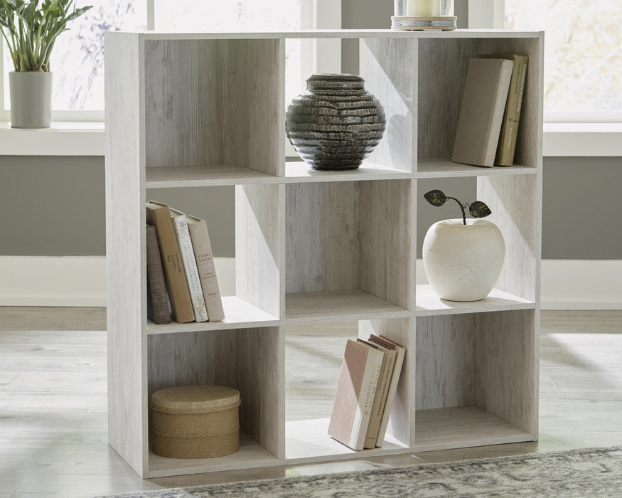 Signature Design Whitewash Nine Cube Organizer