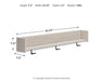 Signature Design Light Natural Wall Mounted Coat Rack w/Shelf