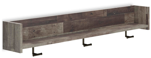 Signature Design Multi Gray Wall Mounted Coat Rack w/Shelf