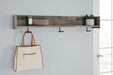 Signature Design Multi Gray Wall Mounted Coat Rack w/Shelf