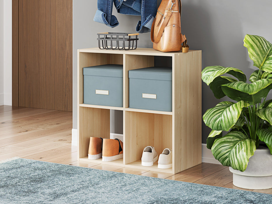 Signature Design Tan Four Cube Organizer