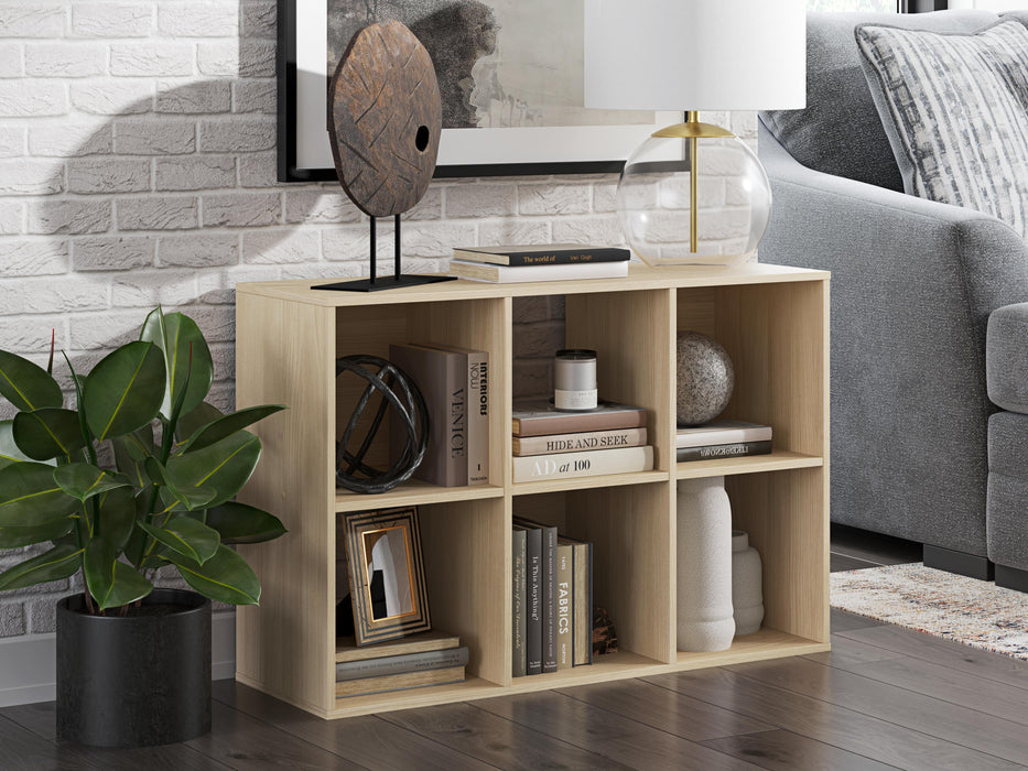 Signature Design Tan Six Cube Organizer
