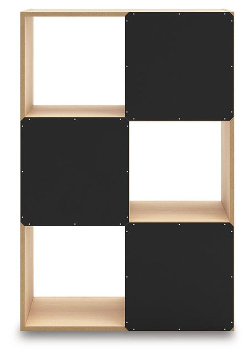 Signature Design Tan Six Cube Organizer