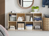 Signature Design Tan Eight Cube Organizer