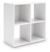 Signature Design White Four Cube Organizer
