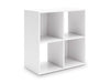 Signature Design White Four Cube Organizer