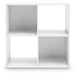 Signature Design White Four Cube Organizer