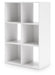 Signature Design White Six Cube Organizer