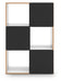 Signature Design White Six Cube Organizer