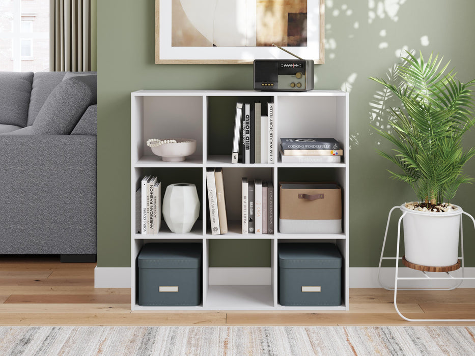 Signature Design White Nine Cube Organizer