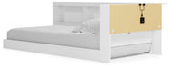Signature Design White Twin Bookcase Storage Bed