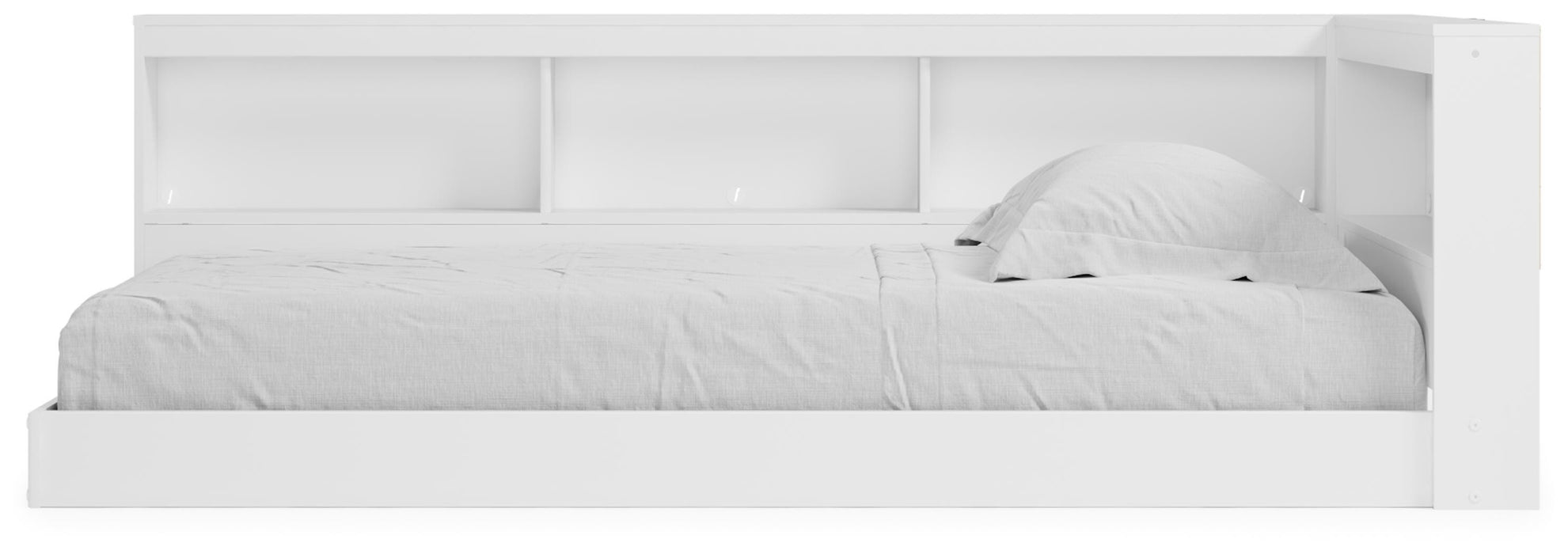 Signature Design White Twin Bookcase Storage Bed