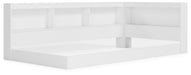 Signature Design White Twin Bookcase Storage Bed
