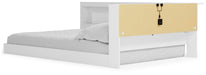 Signature Design White Full Bookcase Storage Bed