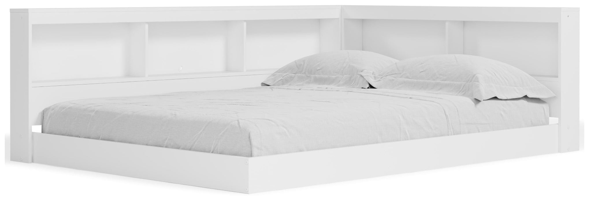 Signature Design White Full Bookcase Storage Bed