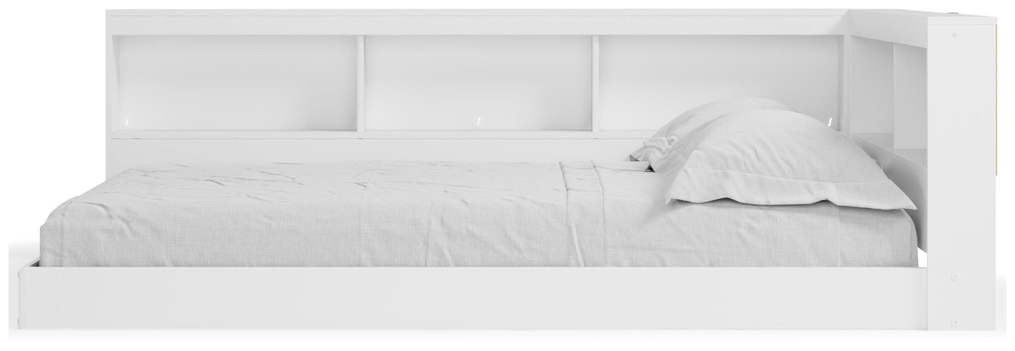 Signature Design White Full Bookcase Storage Bed