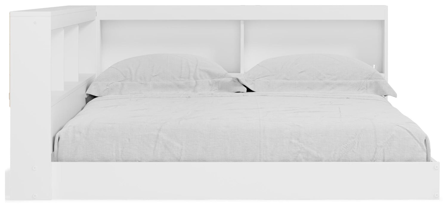Signature Design White Full Bookcase Storage Bed