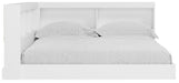 Signature Design White Full Bookcase Storage Bed