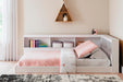 Signature Design White Full Bookcase Storage Bed