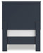 Signature Design Navy Blue Twin Platform Bed