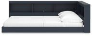 Signature Design Navy Blue Full Bookcase Storage Bed
